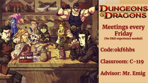 Dungeons and Dragons Promotional Slide